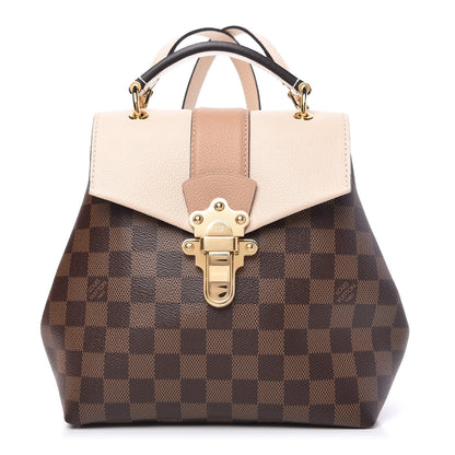 Louis Vuitton Damier Ebene Clapton Backpack Creme 1 of 10