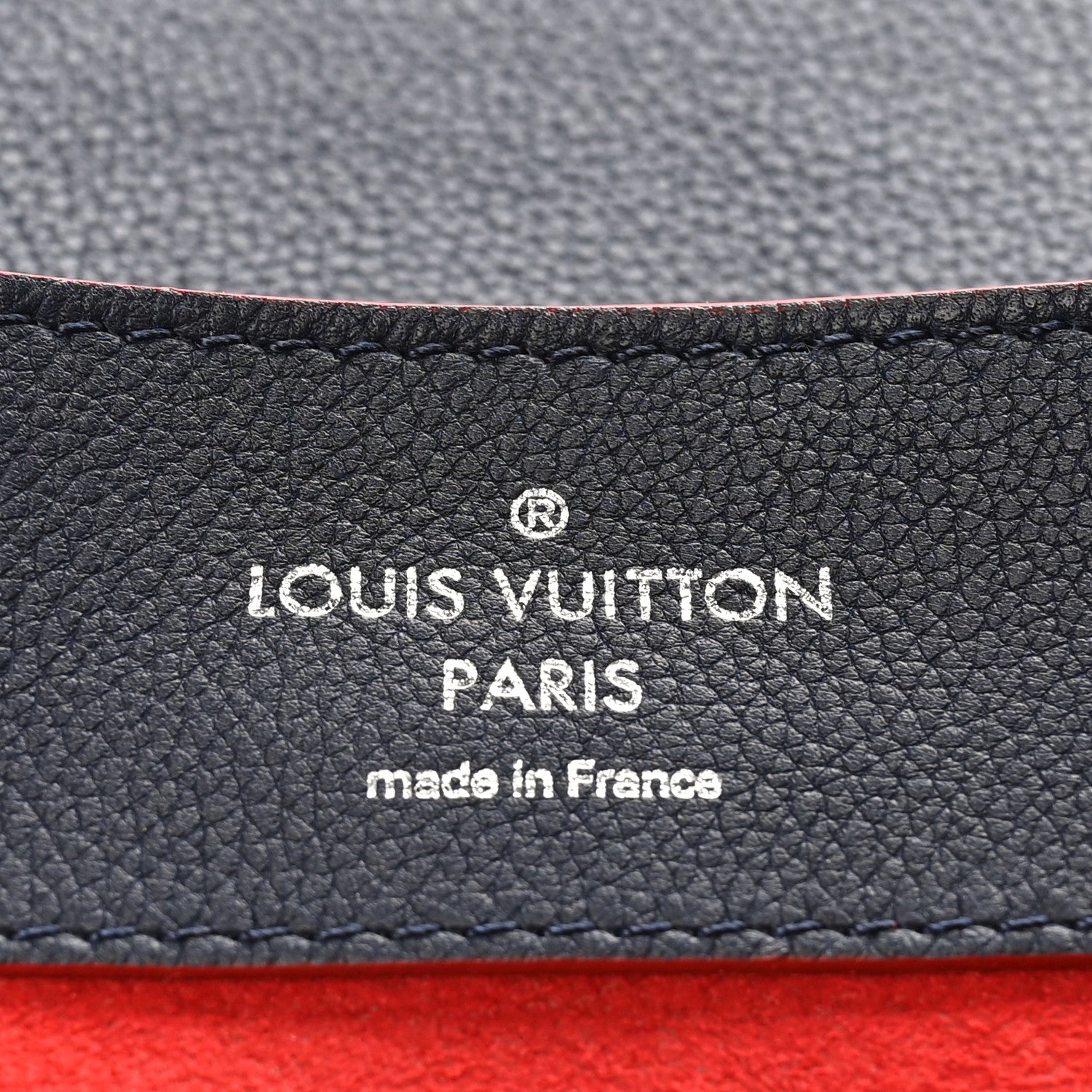 Louis Vuitton Soft Calfskin Lockme Backpack Marine Rouge 5 of 8