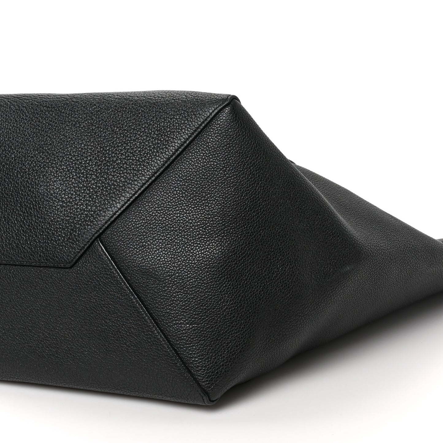 Soft Grained Calfskin Medium Belt Cabas Phantom Black
