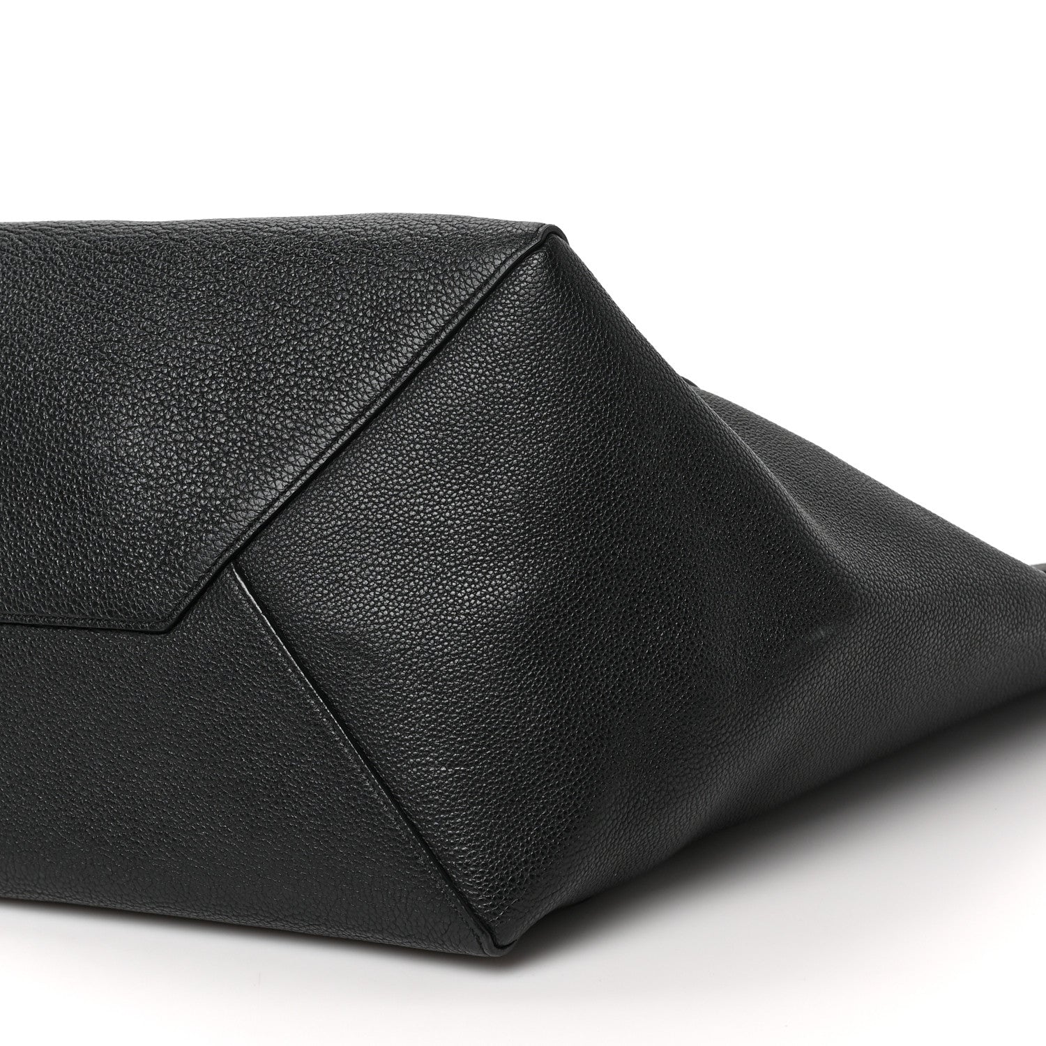 Celine Soft Grained Calfskin Medium Belt Cabas Phantom Black 9 of 9