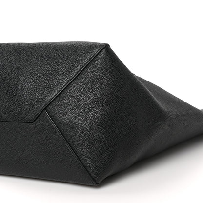 Celine Soft Grained Calfskin Medium Belt Cabas Phantom Black 9 of 9