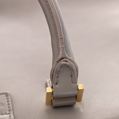 Saint Laurent Calfskin Monogram Baby Cabas Fog 16 of 17