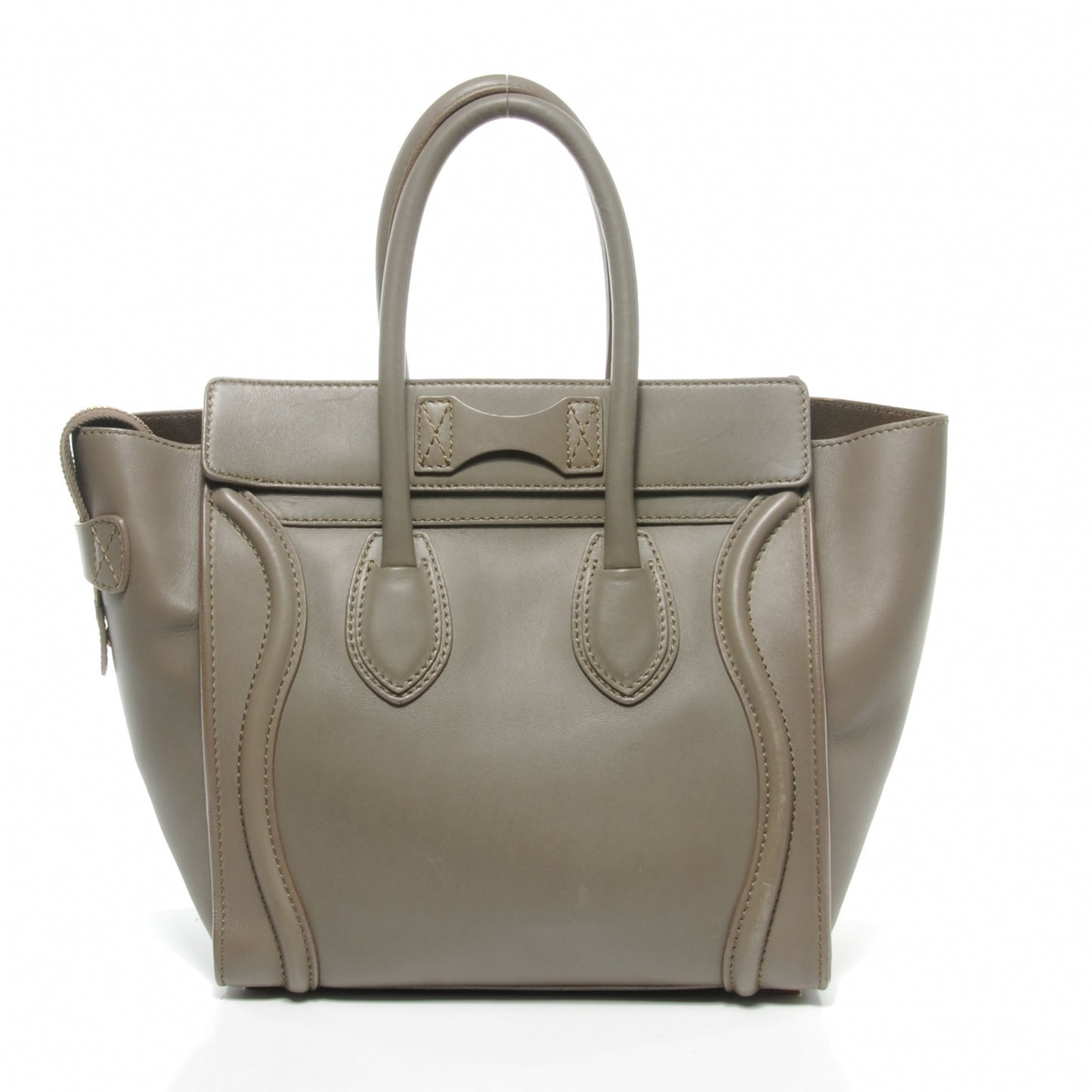 Smooth Calfskin Micro Luggage Camel
