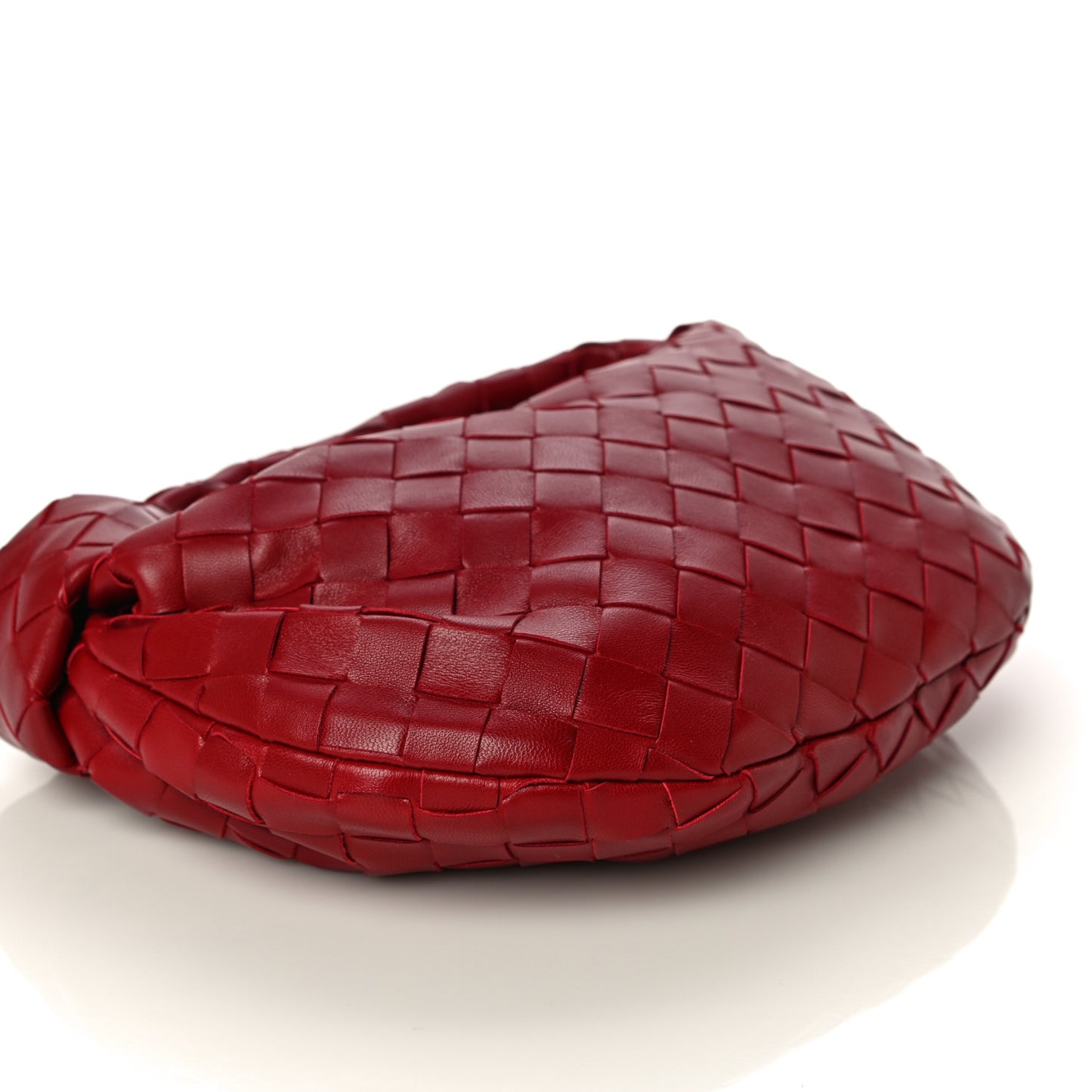 Nappa Intrecciato Mini Jodie Dark Red