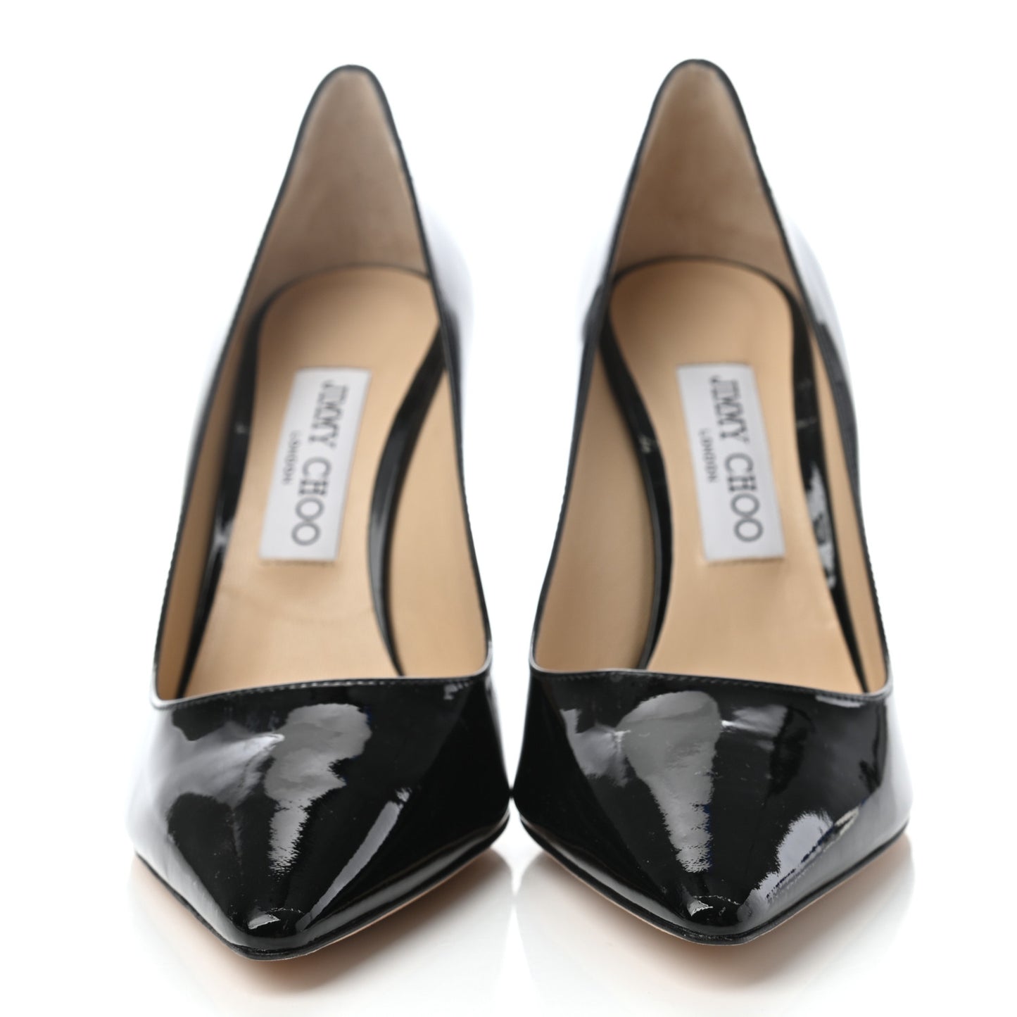 Patent Pointy Toe Romy 100 Pumps 38 Black