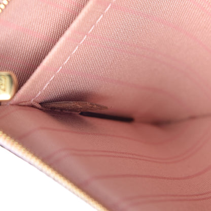 Louis Vuitton Damier Ebene Neverfull MM GM Pochette Rose Ballerine 7 of 7