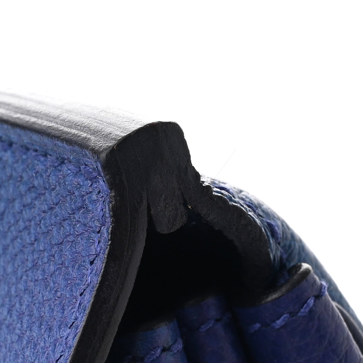 Hermes Togo HAC Cosmos Birkin 40 Bleu Nuit Violet Aqua 13 of 13