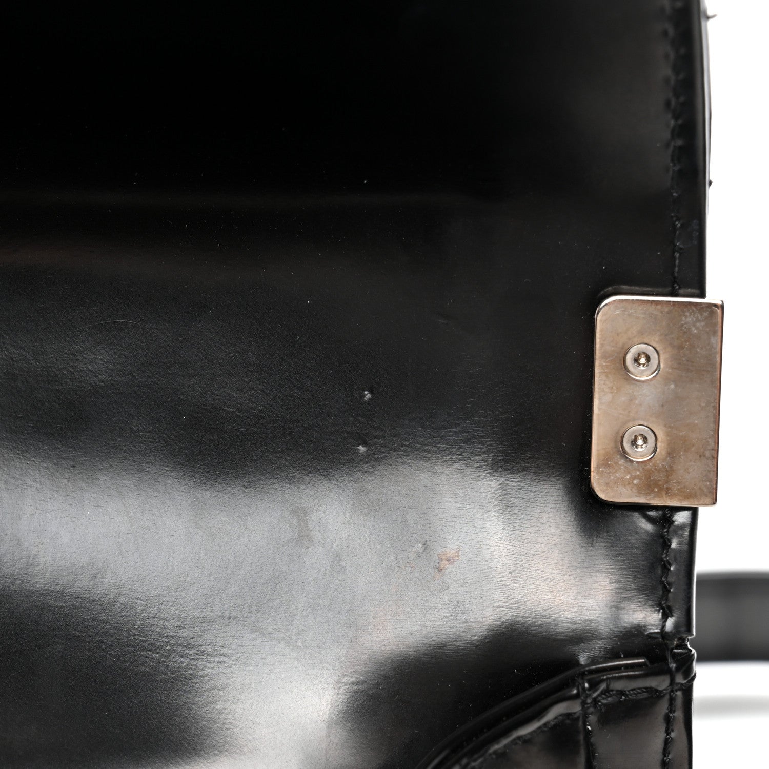 Chanel Glazed Calfskin Medium Boy Flap Black 11 of 11