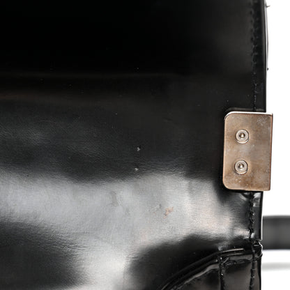 Chanel Glazed Calfskin Medium Boy Flap Black 11 of 11