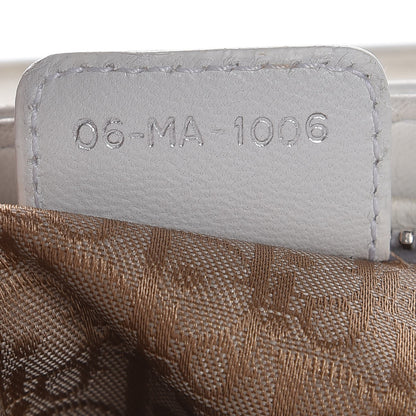 Christian Dior Lambskin Cannage Medium Lady Dior White 8 of 15