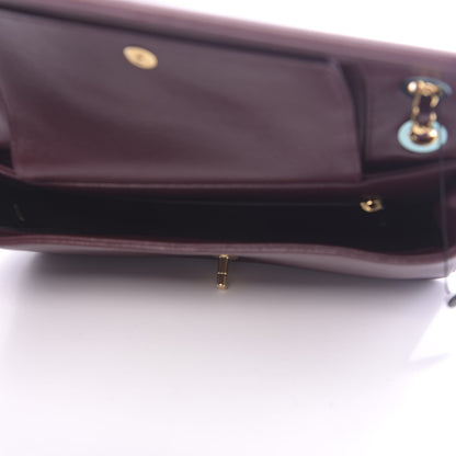Chanel Sheepskin Quilted Vintage Mademoiselle Flap Dark Red 5 of 11