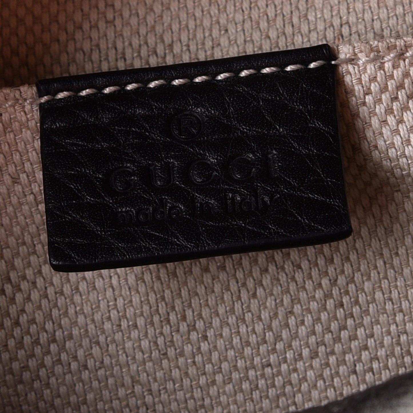 Pebbled Calfskin Small Soho Disco Bag Black
