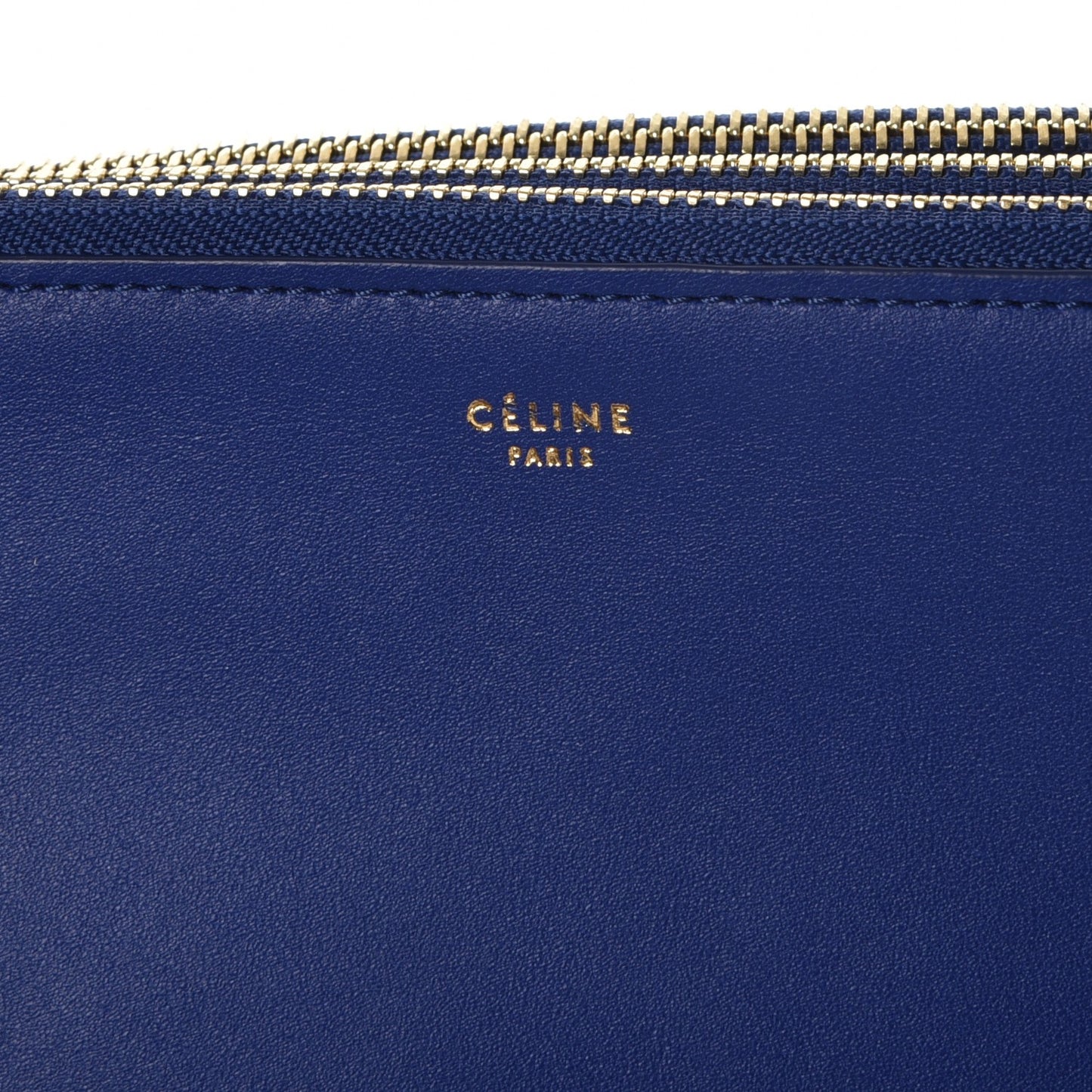 Lambskin Large Trio Crossbody Bag Indigo
