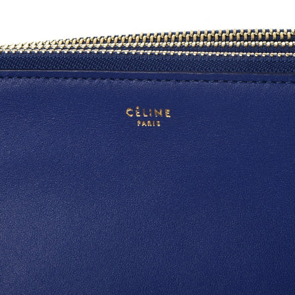 Celine Lambskin Large Trio Crossbody Bag Indigo 8 of 11