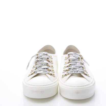 Christian Dior Canvas Walk'n Dior Low Top Sneakers 38 White 3 of 10