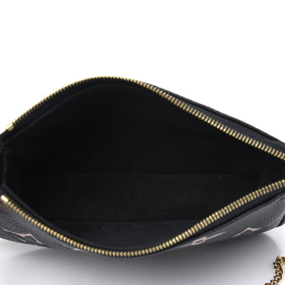 Louis Vuitton Empreinte Monogram Giant Mini Pochette Accessories Black 3 of 4