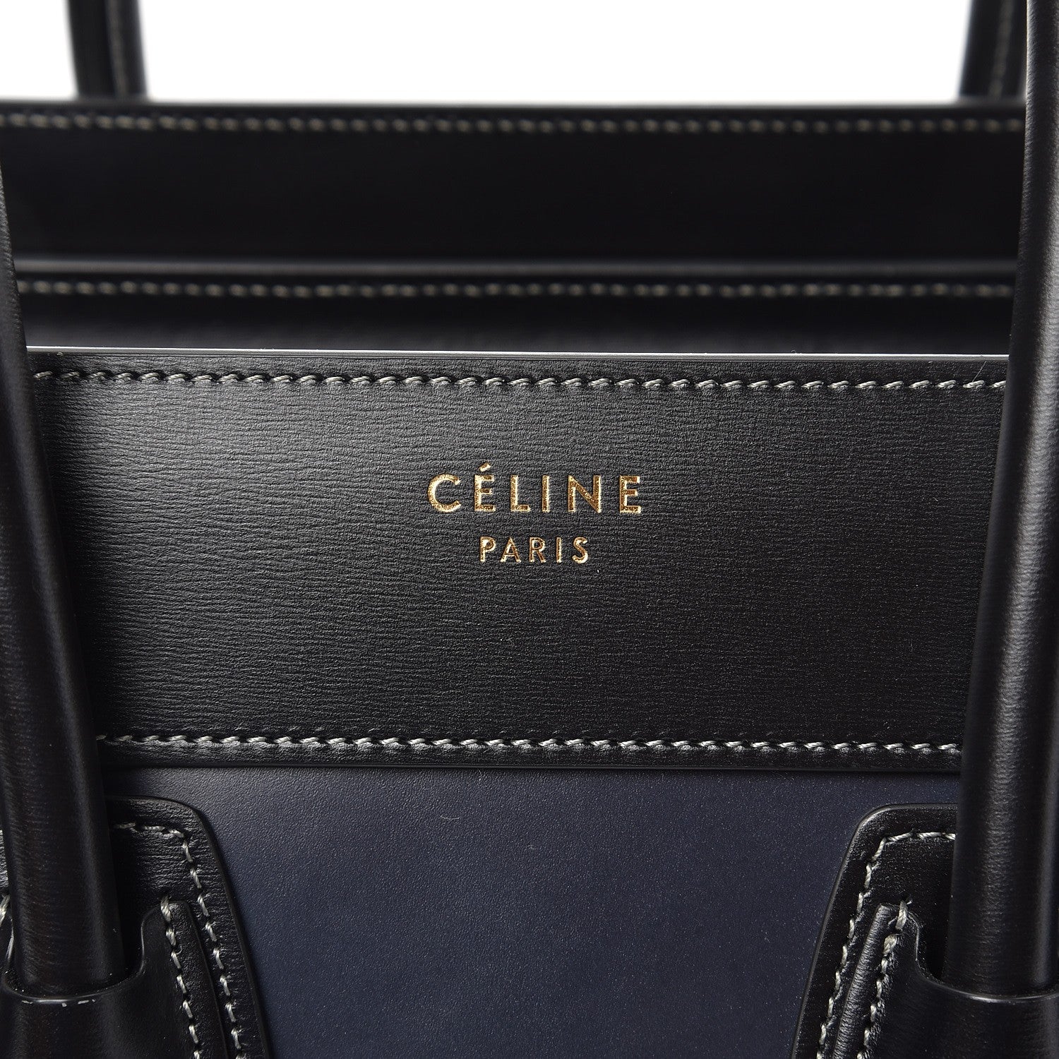 Celine Smooth Calfskin Micro Tri-Color Luggage Dark Blue 8 of 8