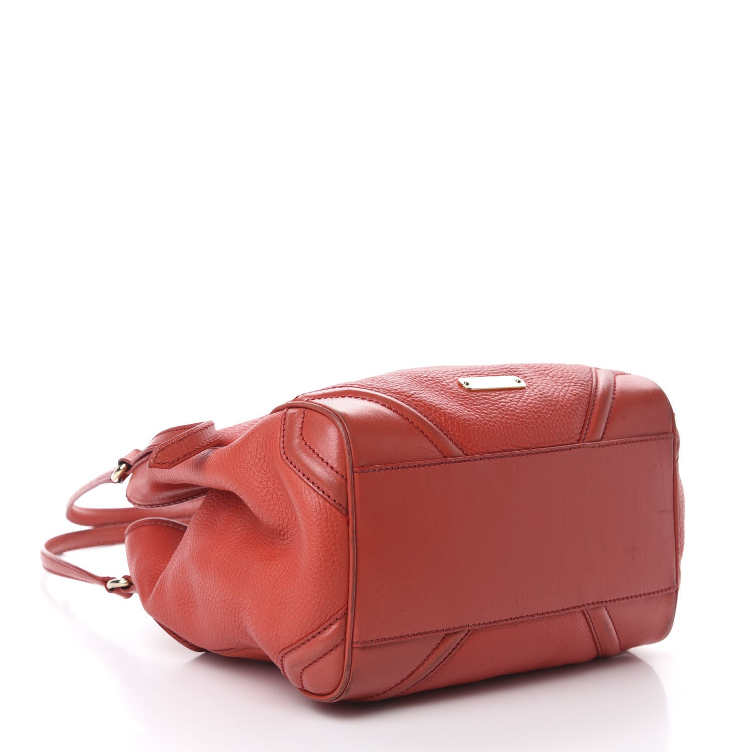 Burberry Grainy Calfskin Small Canterbury Tote Red 4 of 16