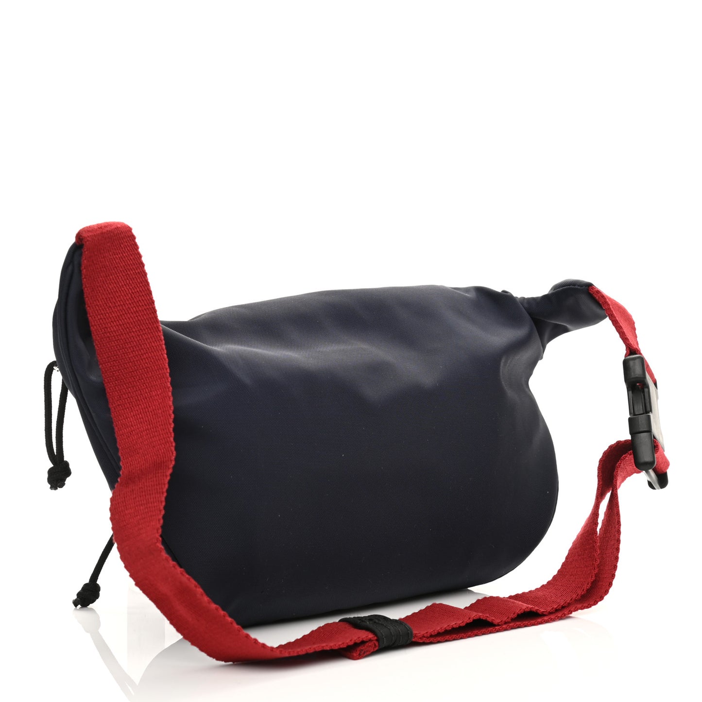 Sport Nylon Logo Embroidered Wheel Beltpack Navy Blue Red