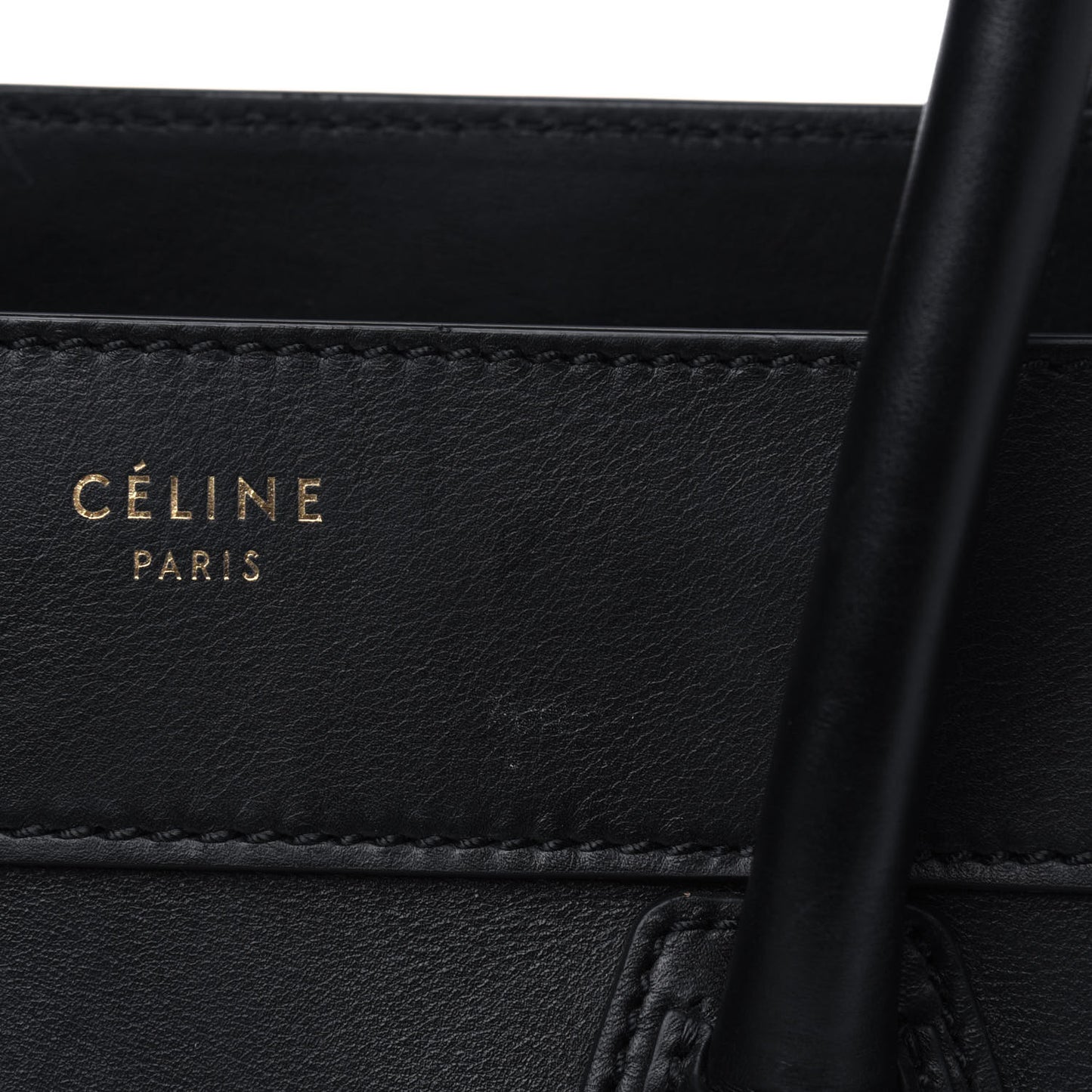 Smooth Calfskin Mini Luggage Black