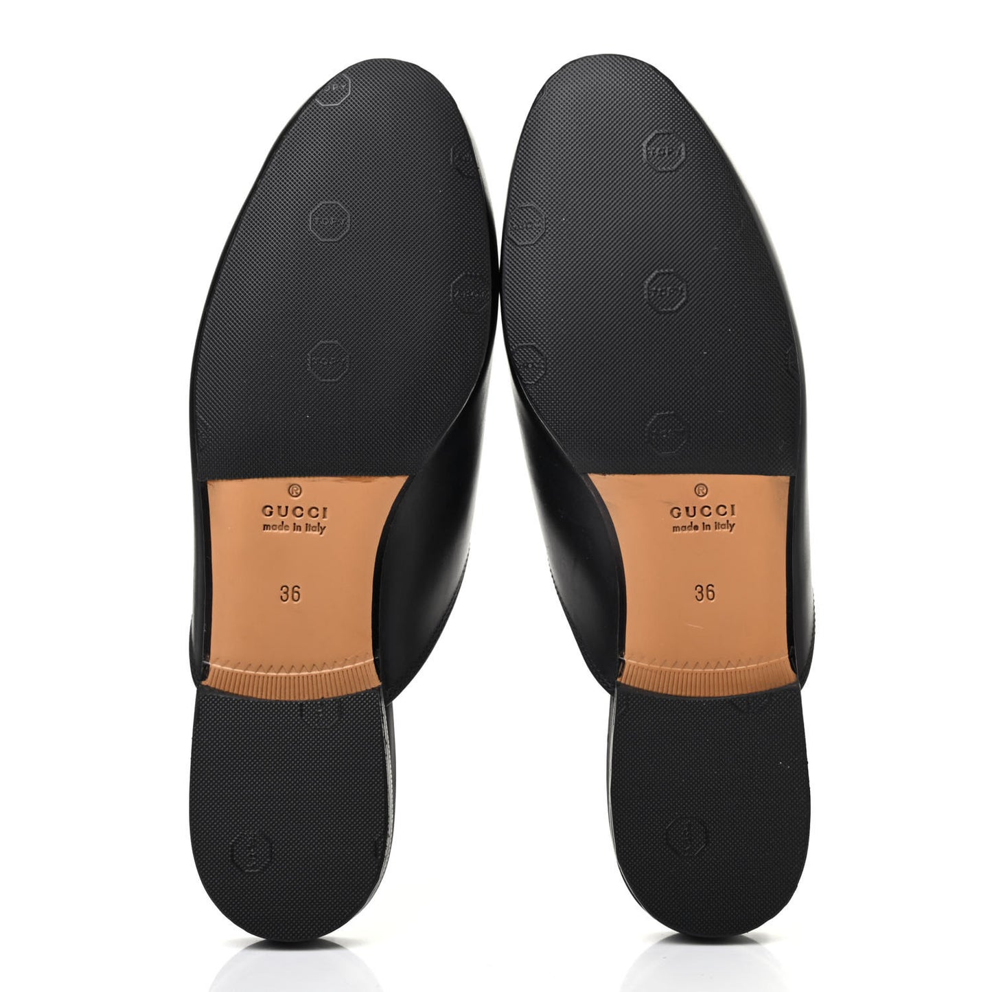 Calfskin Crystal Tiger Embroidered Womens Princetown Slippers 36 Black