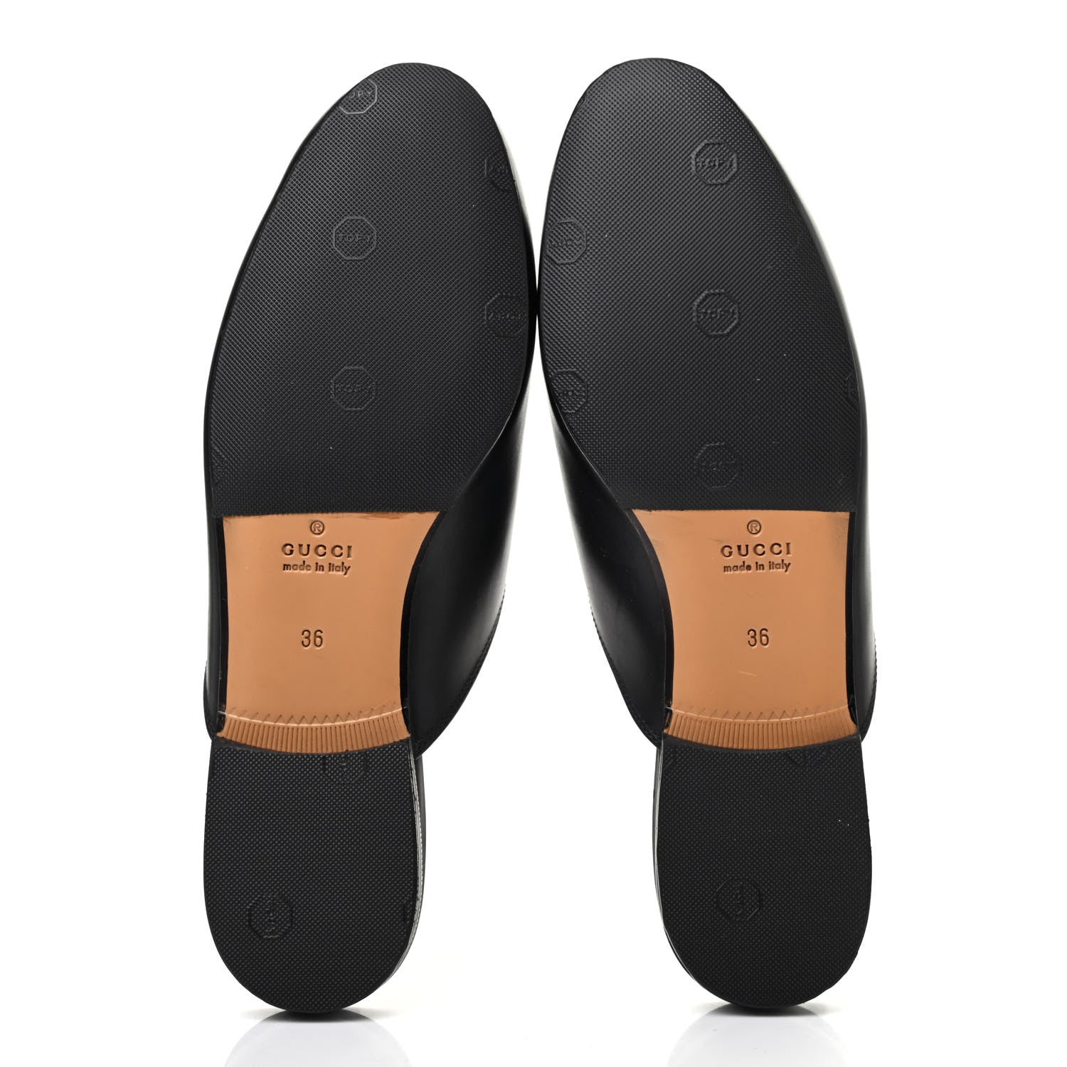 Gucci Calfskin Crystal Tiger Embroidered Womens Princetown Slippers 36 Black 5 of 10