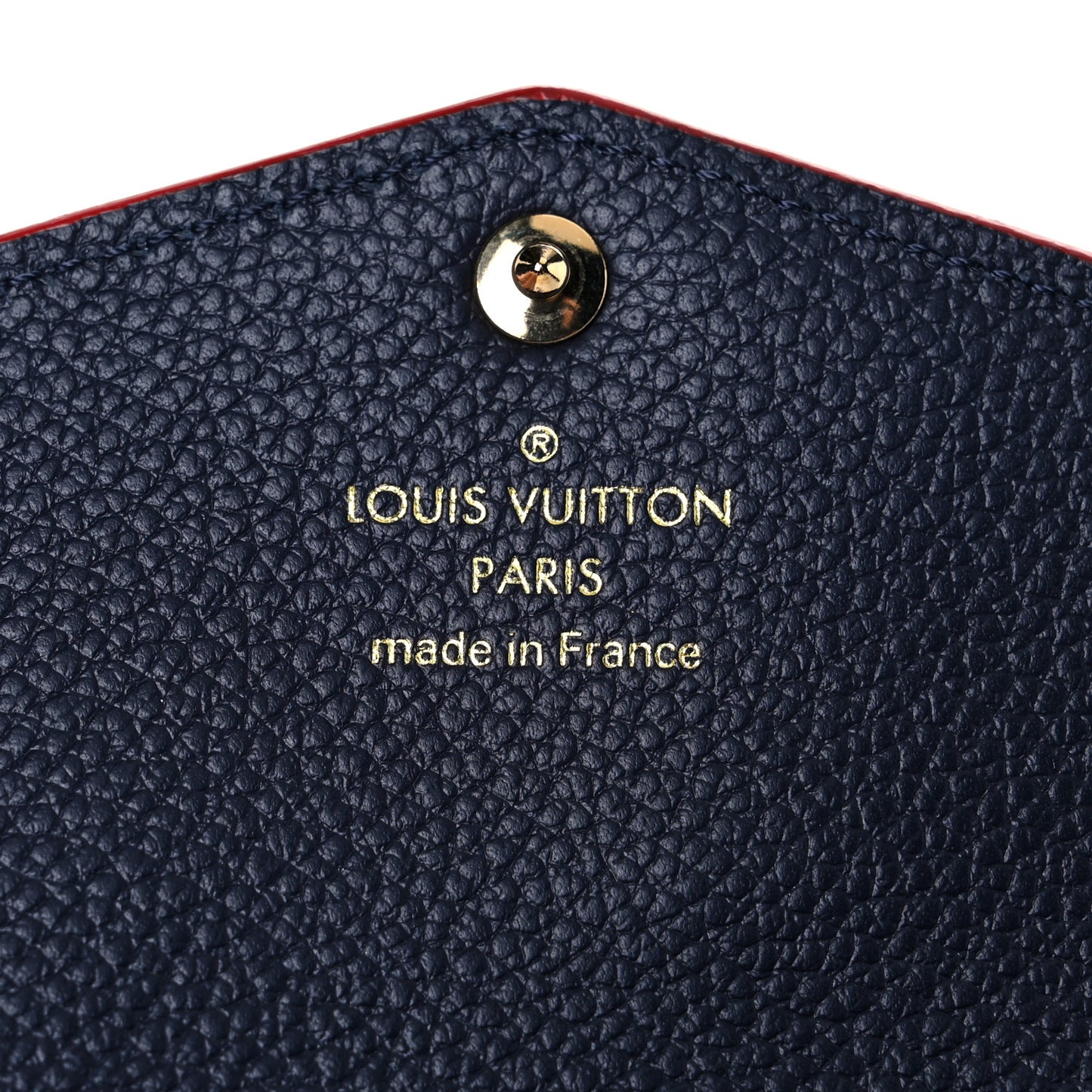 Empreinte Key Pouch Marine Rouge