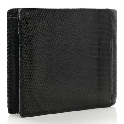 Gucci Lizard Bi-Fold Wallet Black 3 of 10