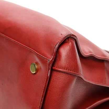Saint Laurent Calfskin Large Sac de Jour Carryall Red 8 of 11