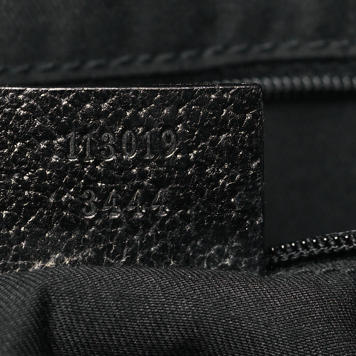 Gucci Monogram Medium Tote Black 7 of 10