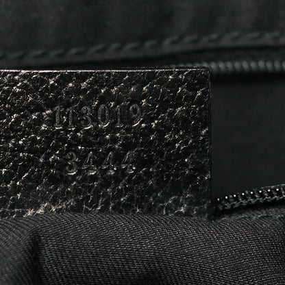 Gucci Monogram Medium Tote Black 7 of 10