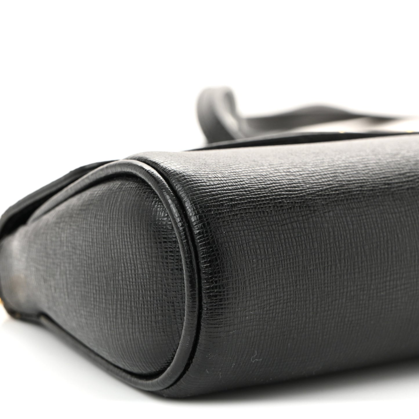 Vitello Elite Flap Crossbody Bag Black