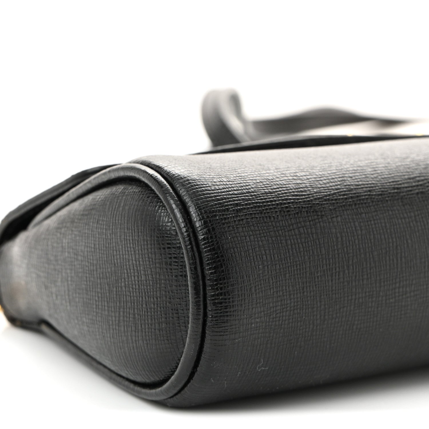 Fendi Vitello Elite Flap Crossbody Bag Black 9 of 19