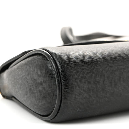 Fendi Vitello Elite Flap Crossbody Bag Black 9 of 19
