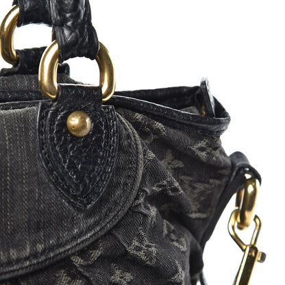 Louis Vuitton Denim Neo Cabby MM Black 12 of 14