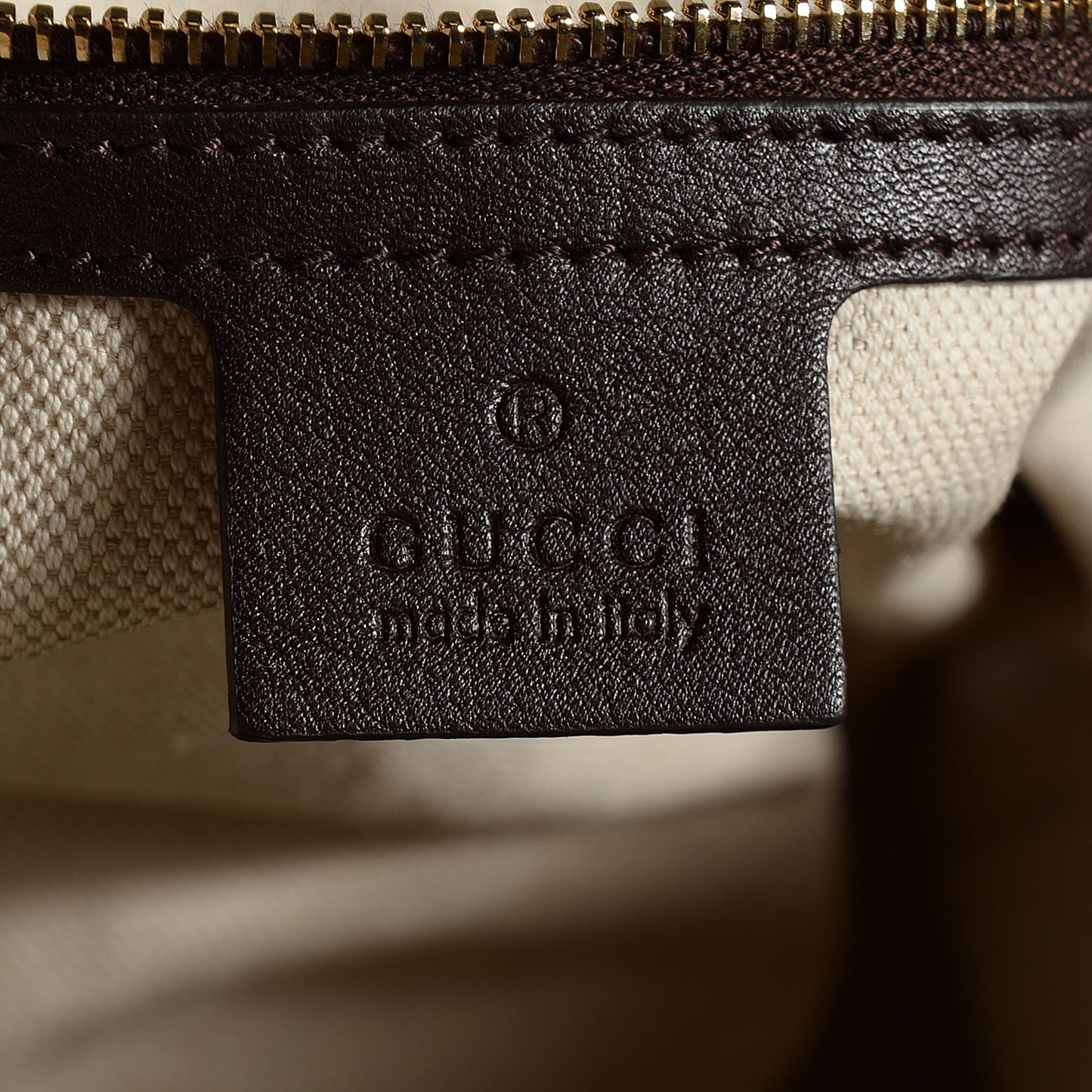 Guccissima Medium Bree Shoulder Bag Chocolate