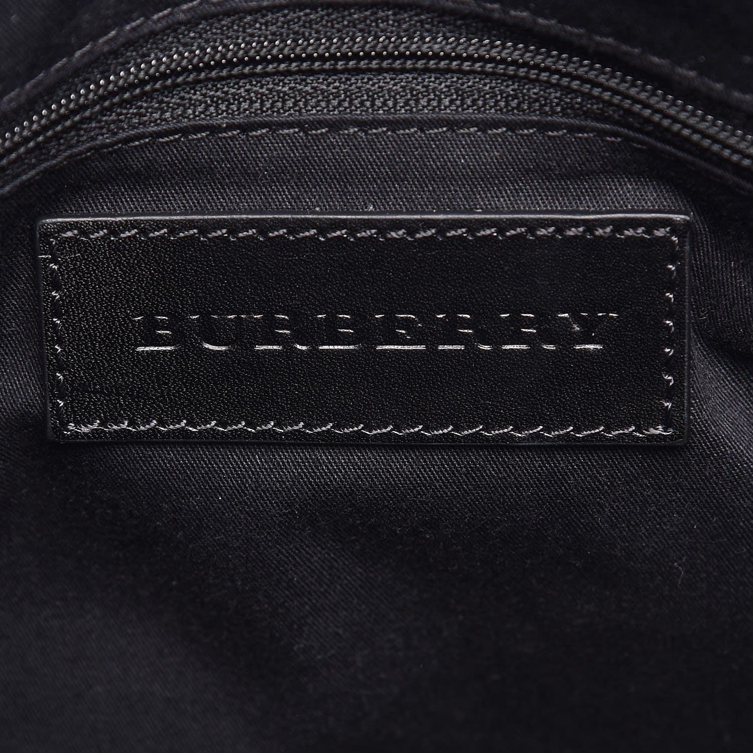 Burberry Haymarket Check Minford Portrait Tote Black 9 of 10