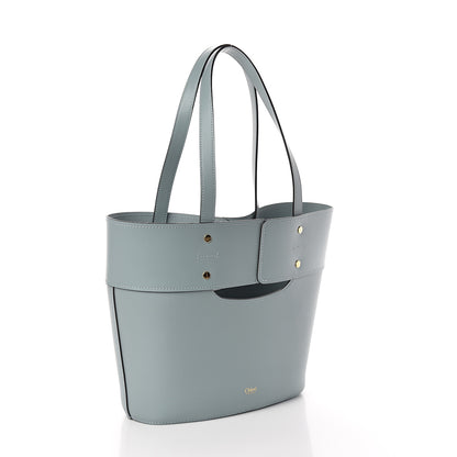 Chloe Smooth Grained Calfskin Medium Aby Tote Faded Blue 2 of 9