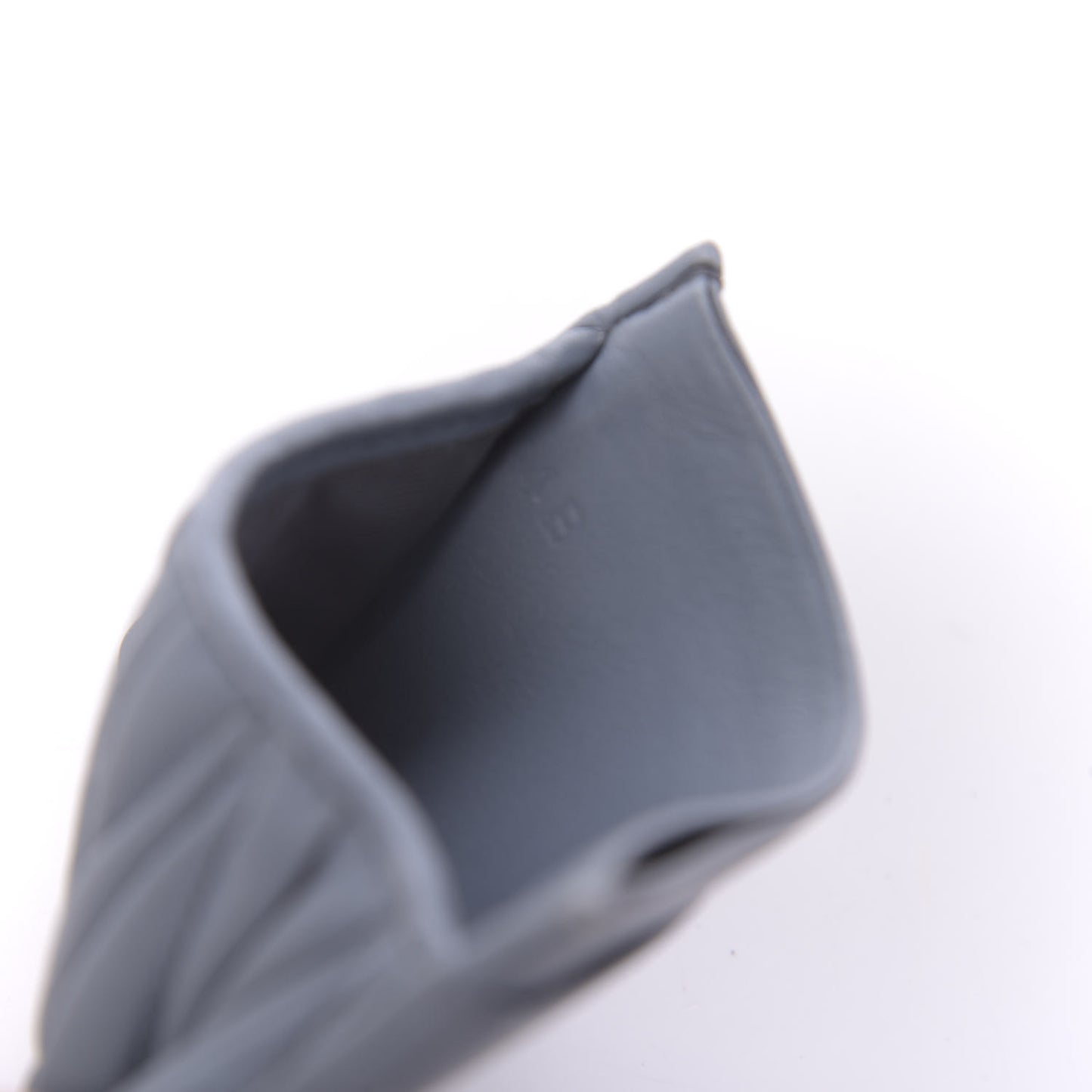 Nappa Matelasse Card Holder Pervinca