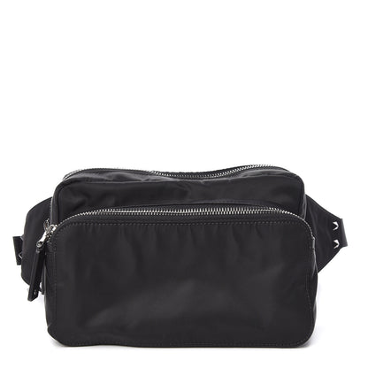 Valentino Garavani Nylon VLTN Banane Belt Bag Black 1 of 9