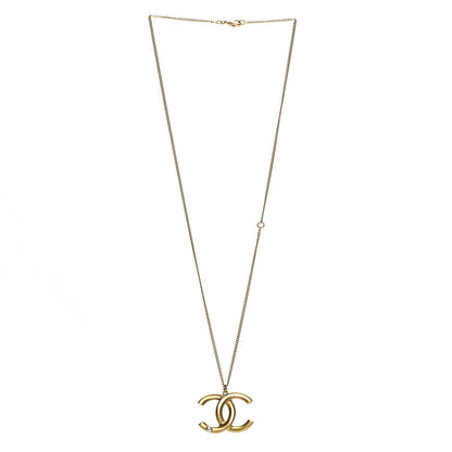 Chanel Pearl CC Pendant Necklace Gold 3 of 6