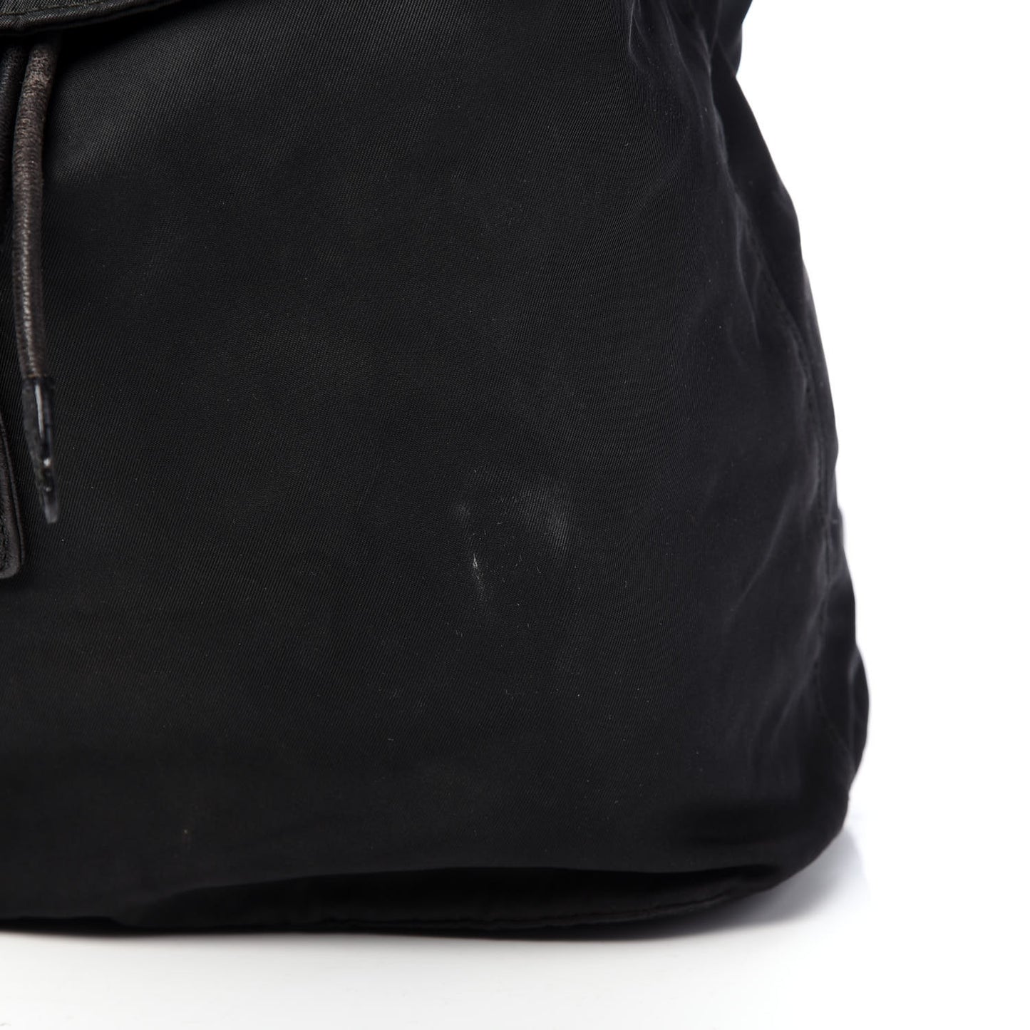 Tessuto Nylon Vela Chain Backpack Black