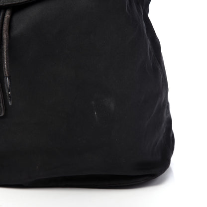 Prada Tessuto Nylon Vela Chain Backpack Black 8 of 9