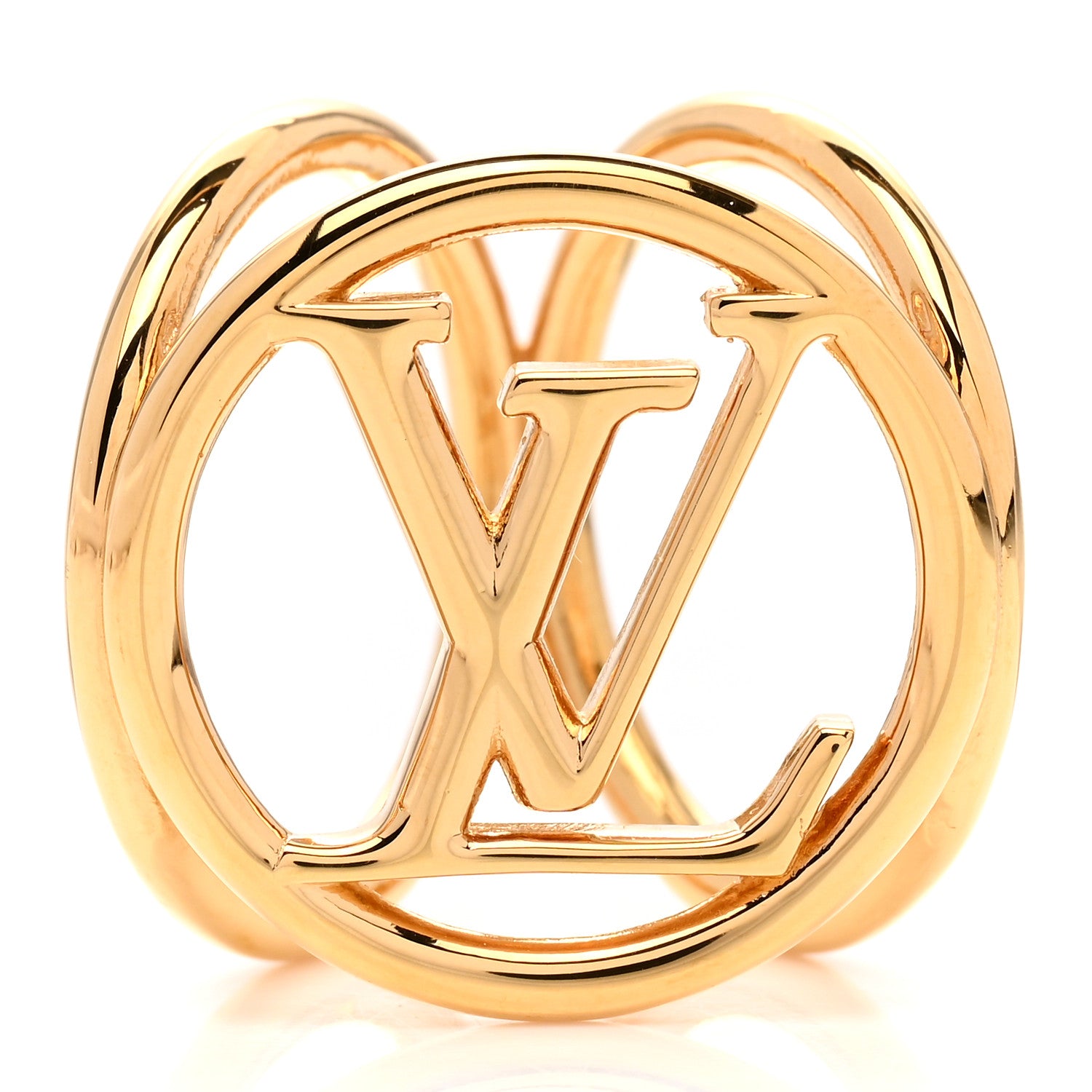 Louis Vuitton Louise Scarf Ring Holder Gold 1 of 3