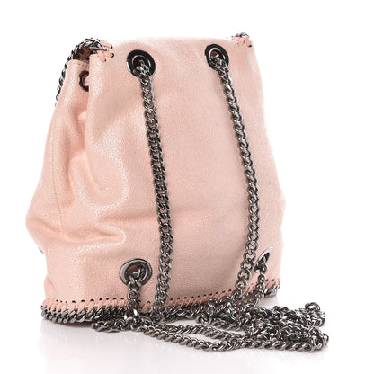 Stella McCartney Pearlescent Shaggy Deer Mini Rucksack Backpack Pink 3 of 14