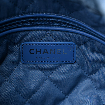 Chanel Denim Quilted Small Chanel 22 Blue 7 of 10