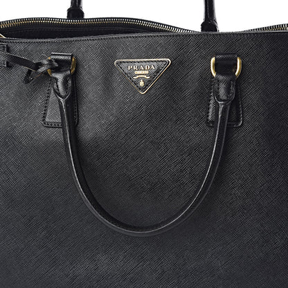 Prada Saffiano Lux Extra Large Galleria Double Zip Tote Black 18 of 26