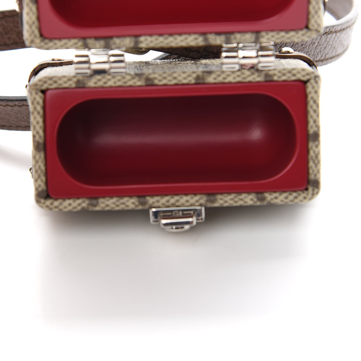 Gucci GG Supreme Monogram AirPods Pro Case Beige Ebony 4 of 7