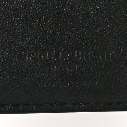 Saint Laurent Grain De Poudre Tiny Tri Fold Wallet Black 6 of 6