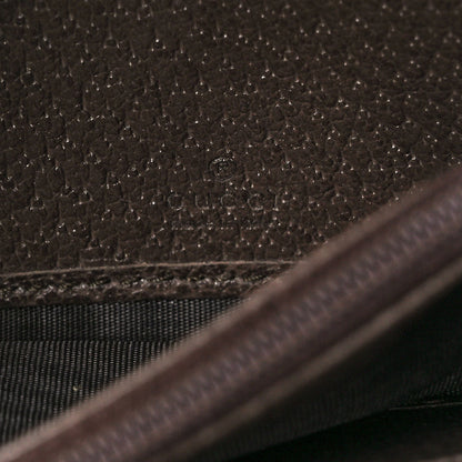 Gucci GG Supreme Monogram Web Ophidia Continental Wallet Brown 6 of 13